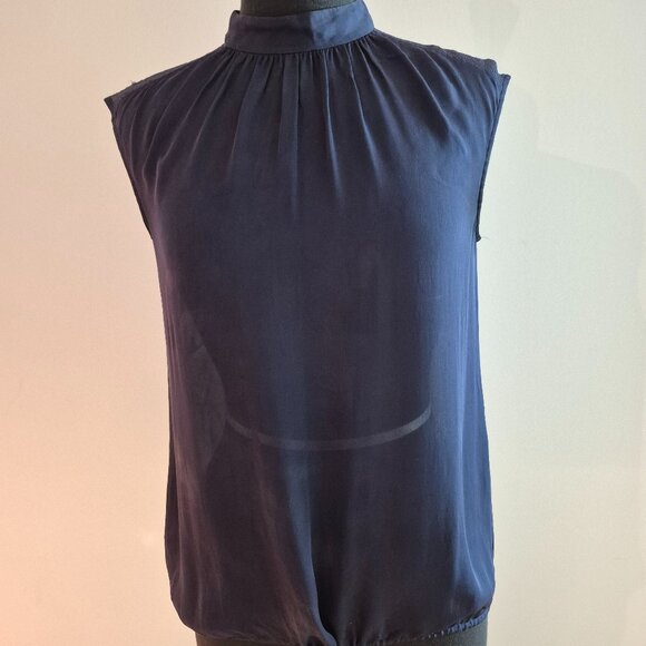 Massimo Dutti Sleeveless Sheer Top - Picture 1 of 3